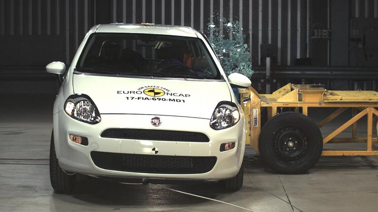 Μηδέν αστέρια από το Fiat Punto στις δοκιμές του Euro NCAP